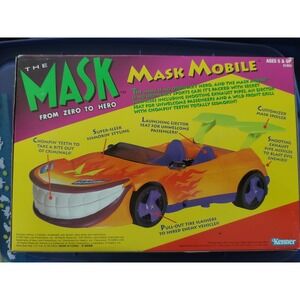 Vintage 1995 Kenner The Mask Mask Mobile Action Figure Vehicle 81953 Toy Boxed